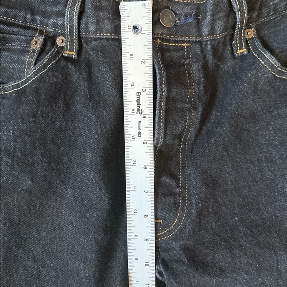 Levi's Men's Dark Denim Straight Jeans - Picture 4 of 10